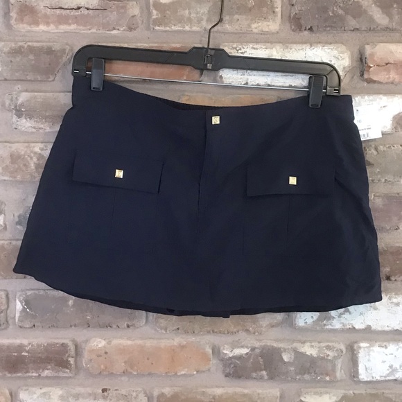 Liz Claiborne Swim Liz Claiborne Womans Navy Swimsuit Swim Skirt Skort 6 New Poshmark